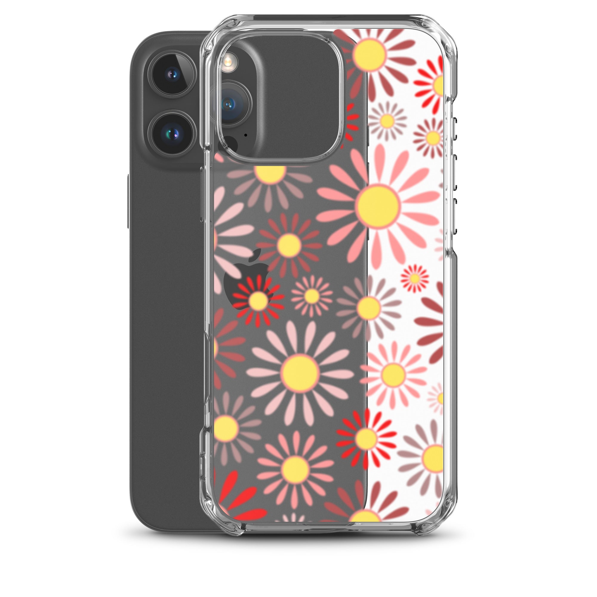 Clear Case for iPhone®- Floral Daisy Design IV