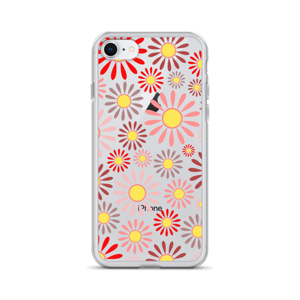 Clear Case for iPhone®- Floral Daisy Design IV