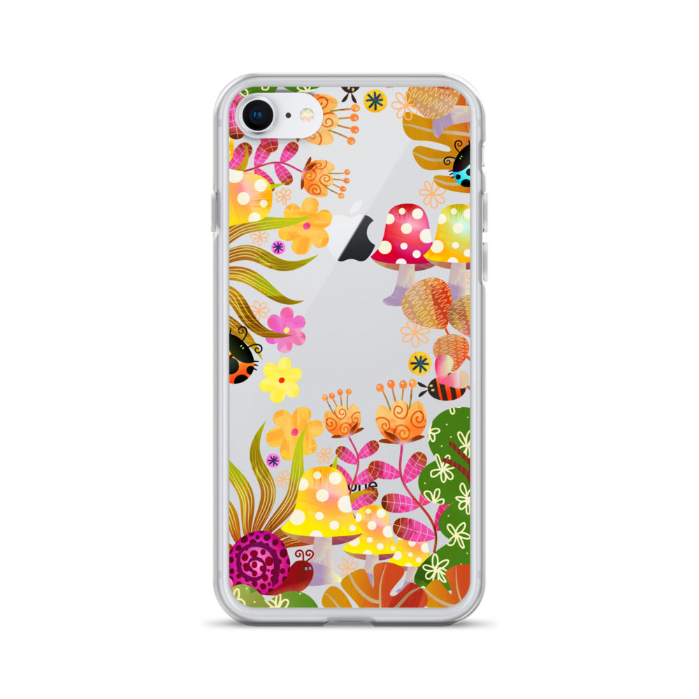 Clear Case for iPhone®- Enchanted Forest Design VI