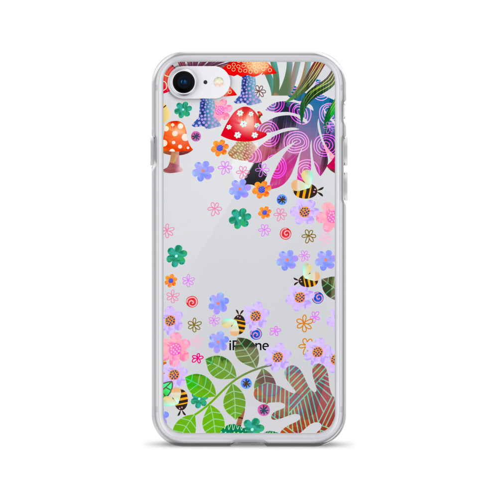 Clear Case for iPhone®- Enchanted Forest Design V