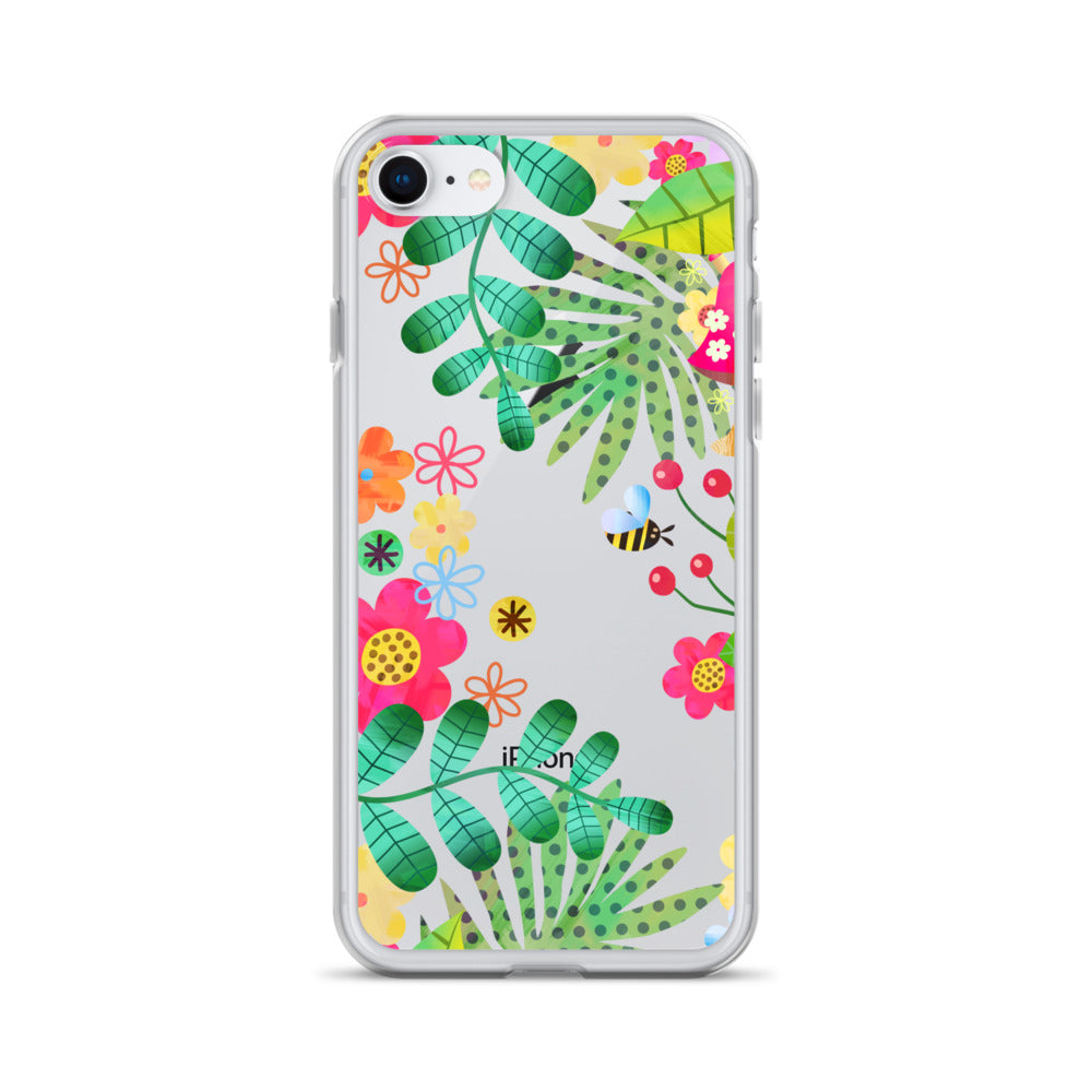 Clear Case for iPhone®- Enchanted Forest Design III