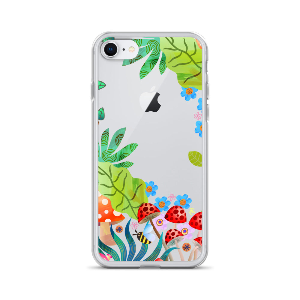 Clear Case for iPhone®- Enchanted Forest Design II