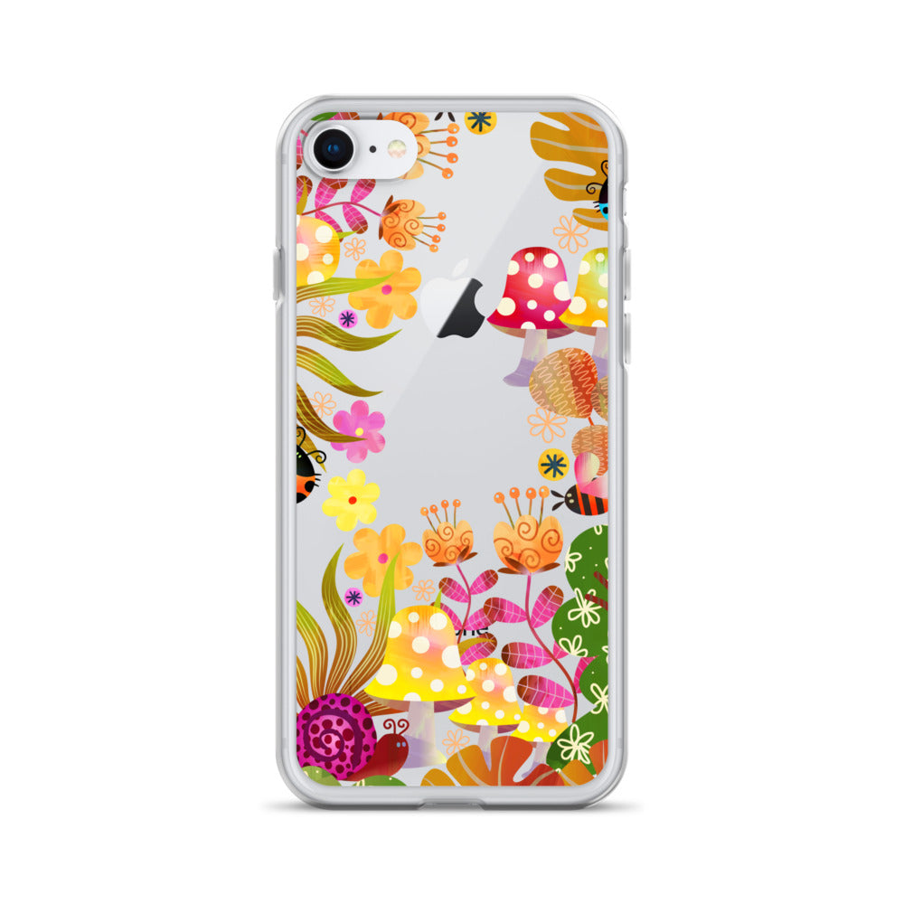 Clear Case for iPhone®- Enchanted Forest Design I