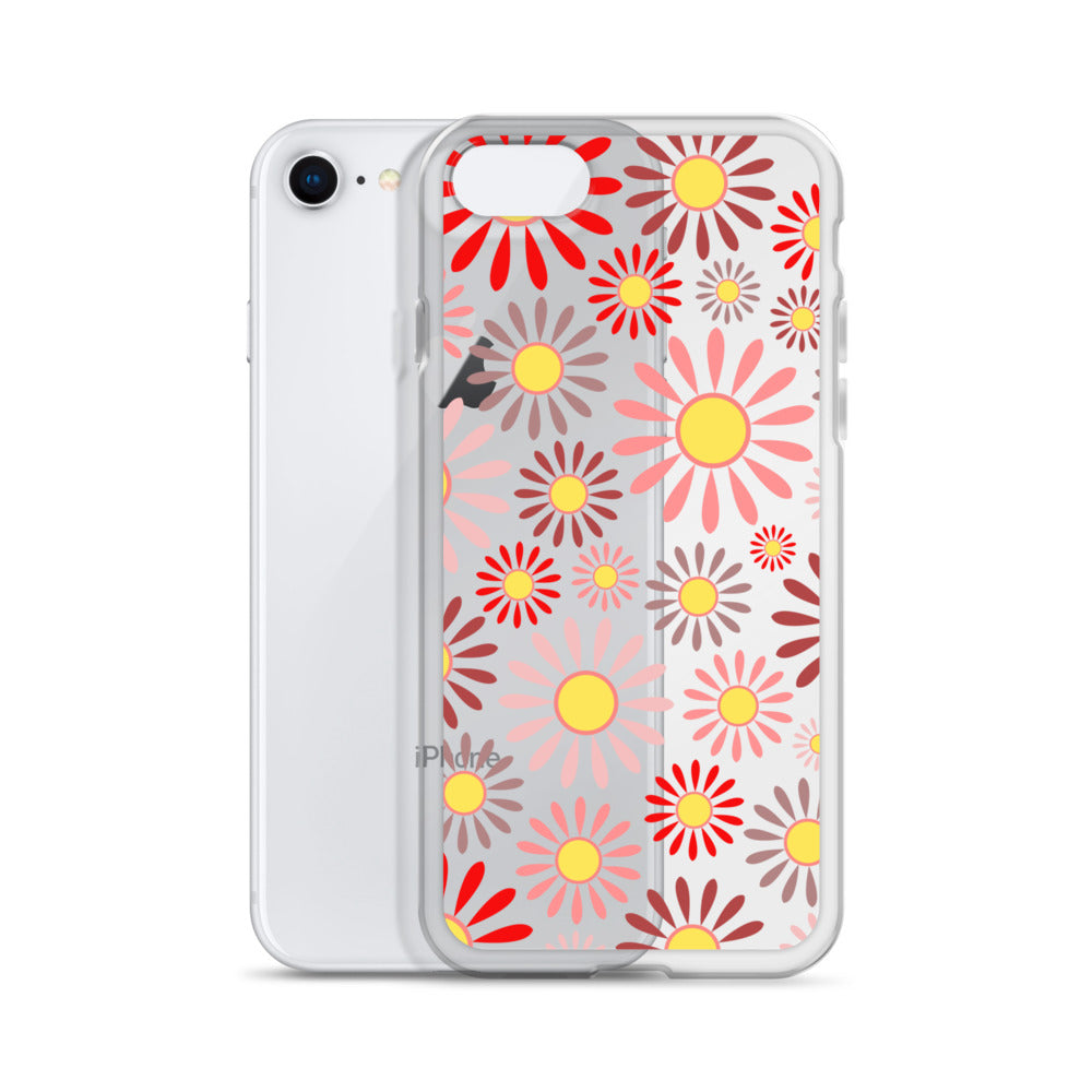 Clear Case for iPhone®- Floral Daisy Design IV