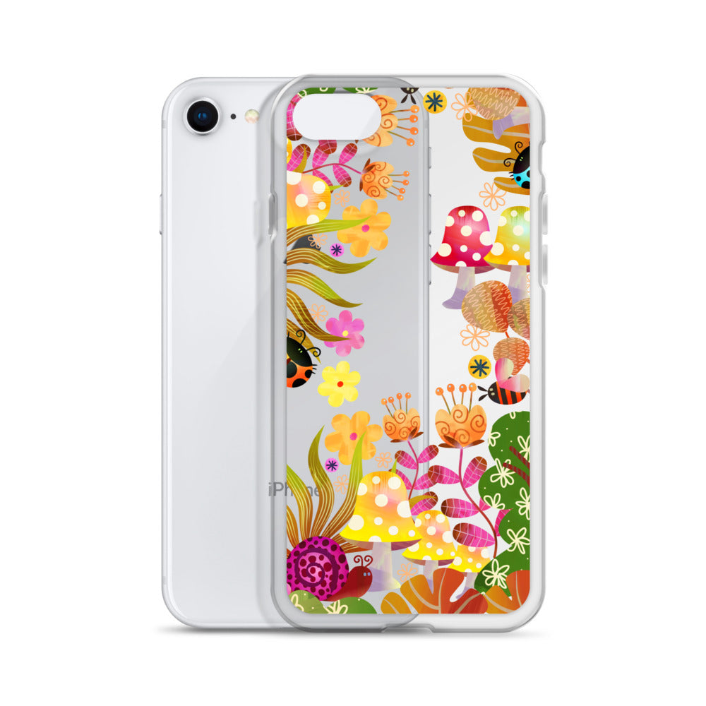 Clear Case for iPhone®- Enchanted Forest Design 06