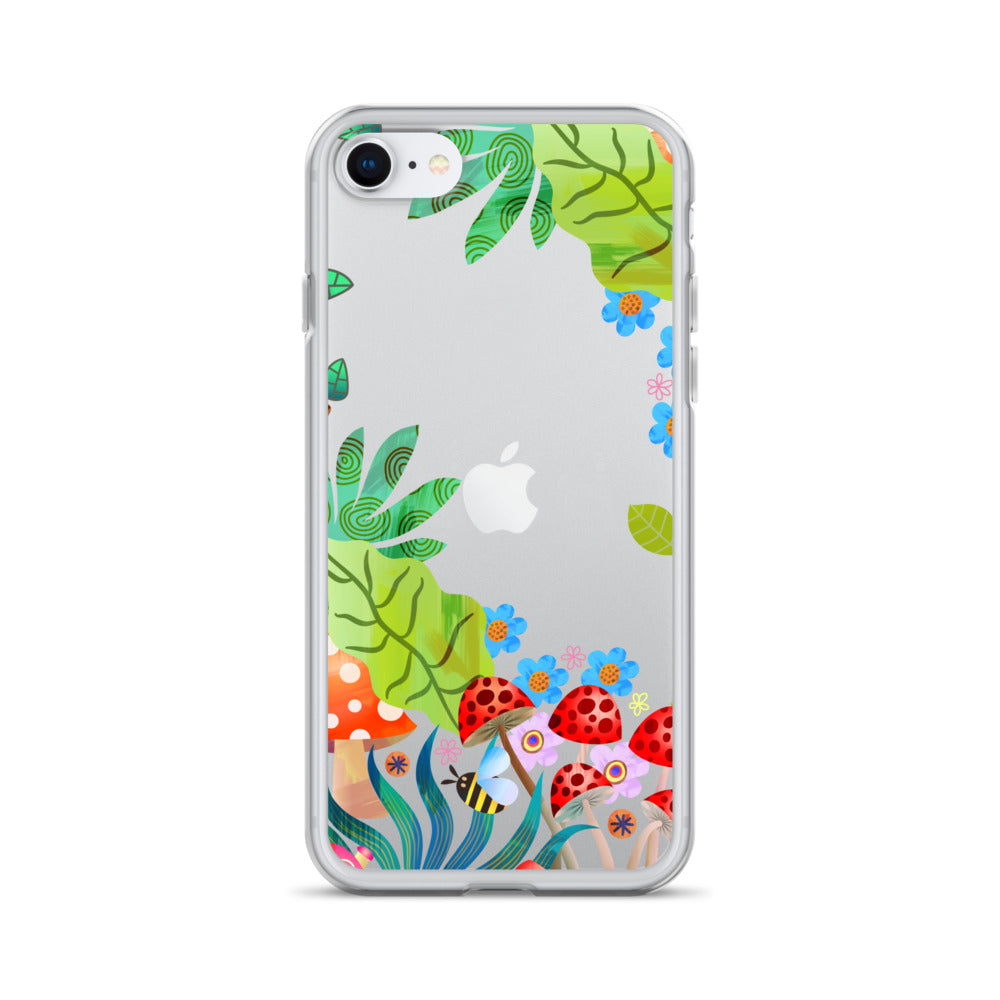 Clear Case for iPhone®- Enchanted Forest Design II