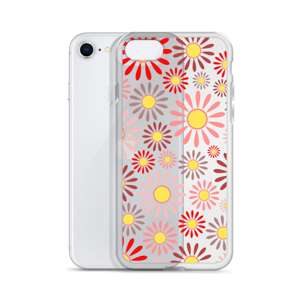 Clear Case for iPhone®- Floral Daisy Design 04