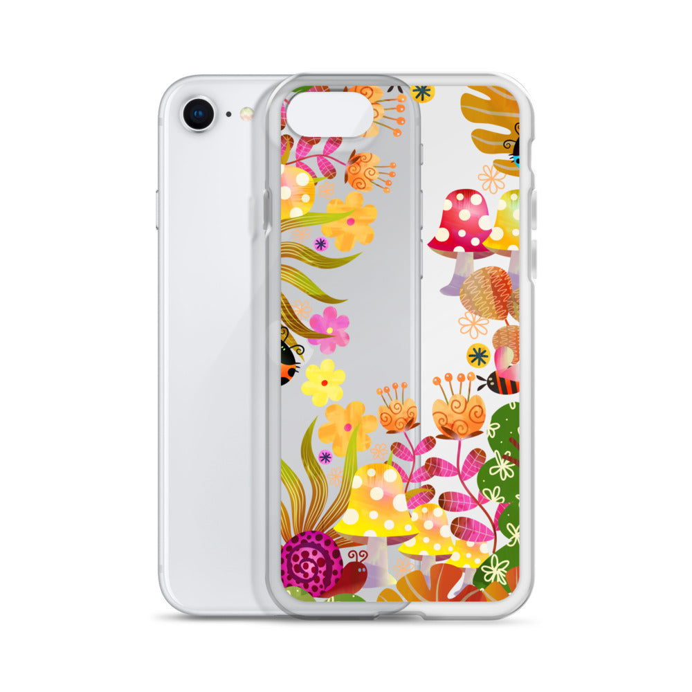 Clear Case for iPhone®- Enchanted Forest Design I