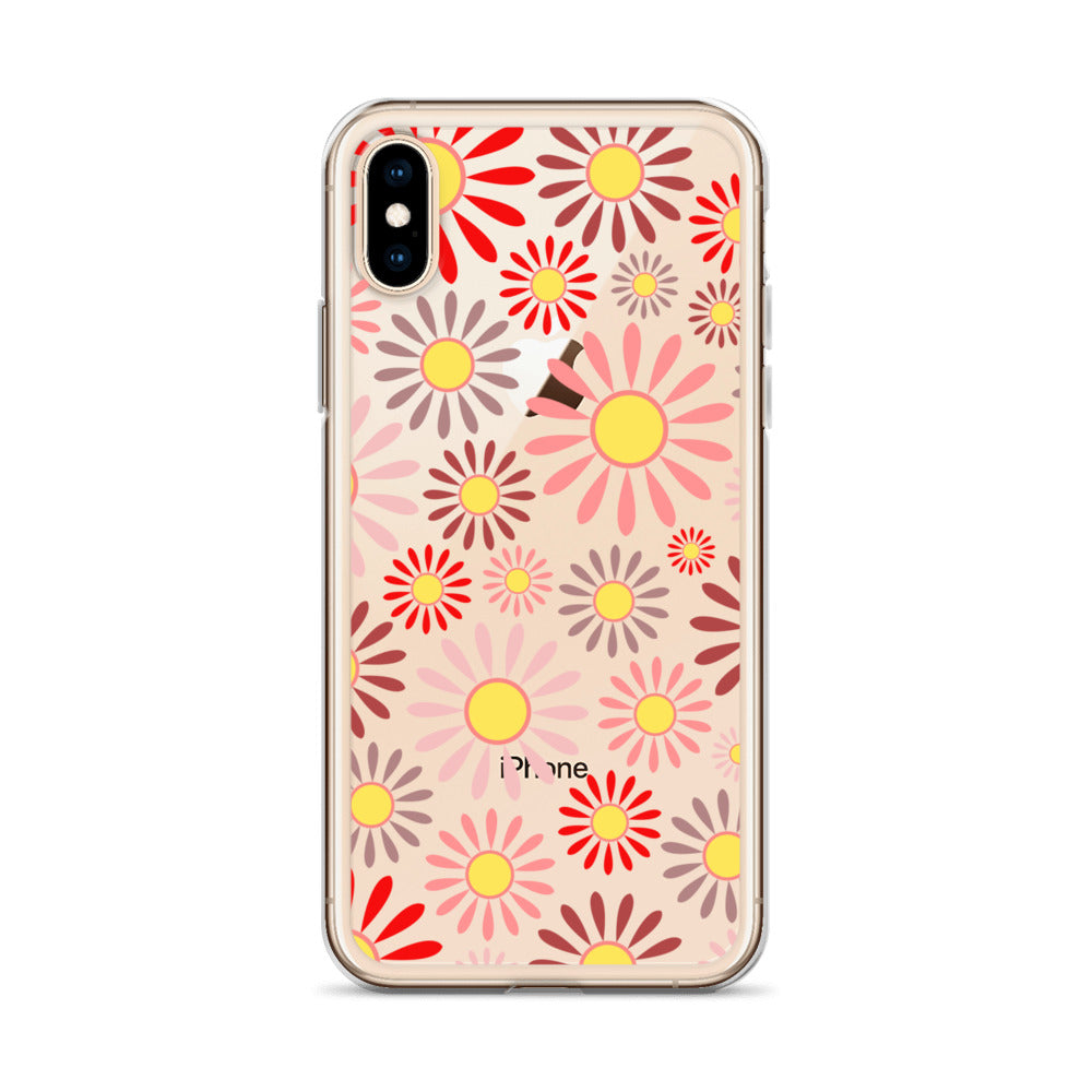 Clear Case for iPhone®- Floral Daisy Design IV