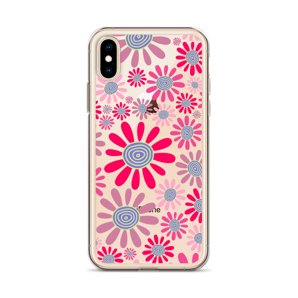Clear Case for iPhone®- Floral Daisy Design I