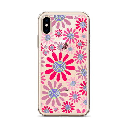 Clear Case for iPhone®- Floral Daisy Design I