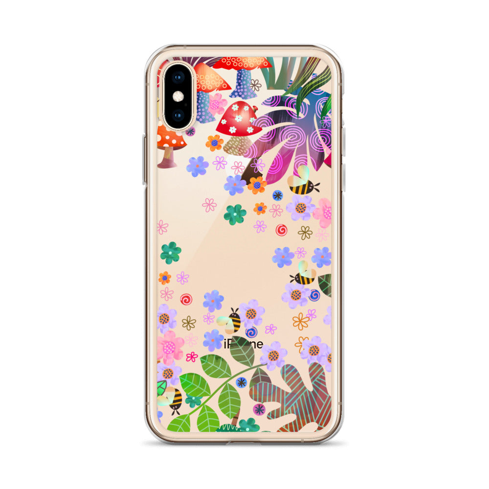 Clear Case for iPhone®- Enchanted Forest Design 05