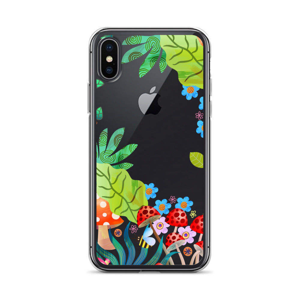 Clear Case for iPhone®- Enchanted Forest Design II