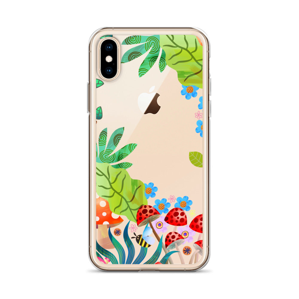 Clear Case for iPhone®- Enchanted Forest Design II