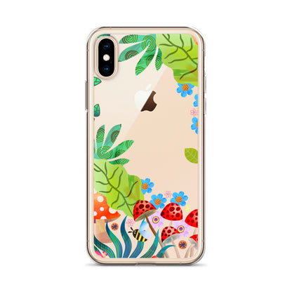 Clear Case for iPhone®- Enchanted Forest Design II