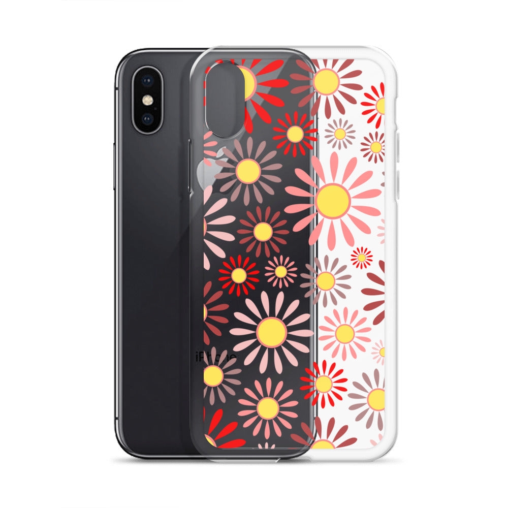 Clear Case for iPhone®- Floral Daisy Design IV