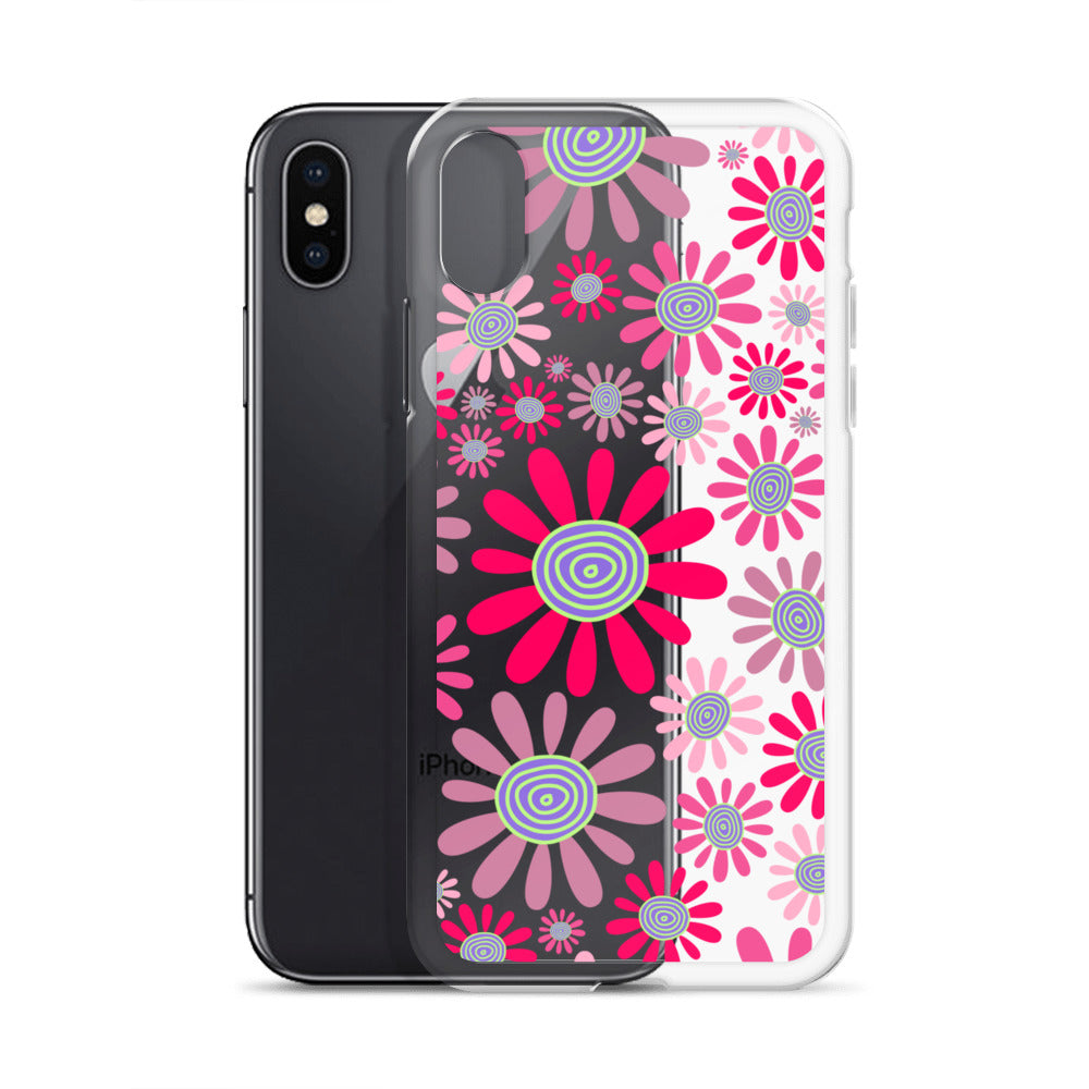 Clear Case for iPhone®- Floral Daisy Design I