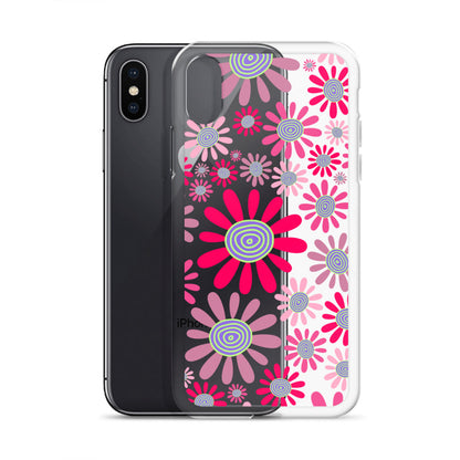 Clear Case for iPhone®- Floral Daisy Design I