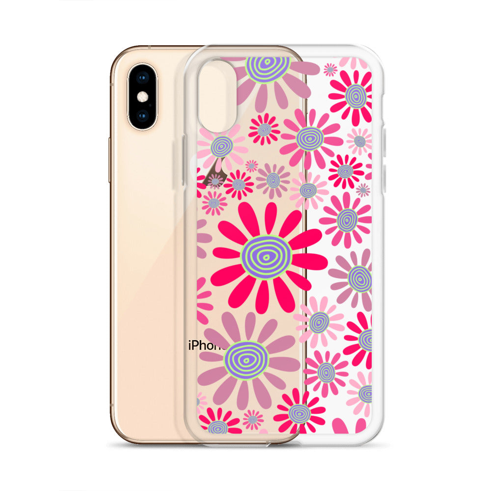 Clear Case for iPhone®- Floral Daisy Design I
