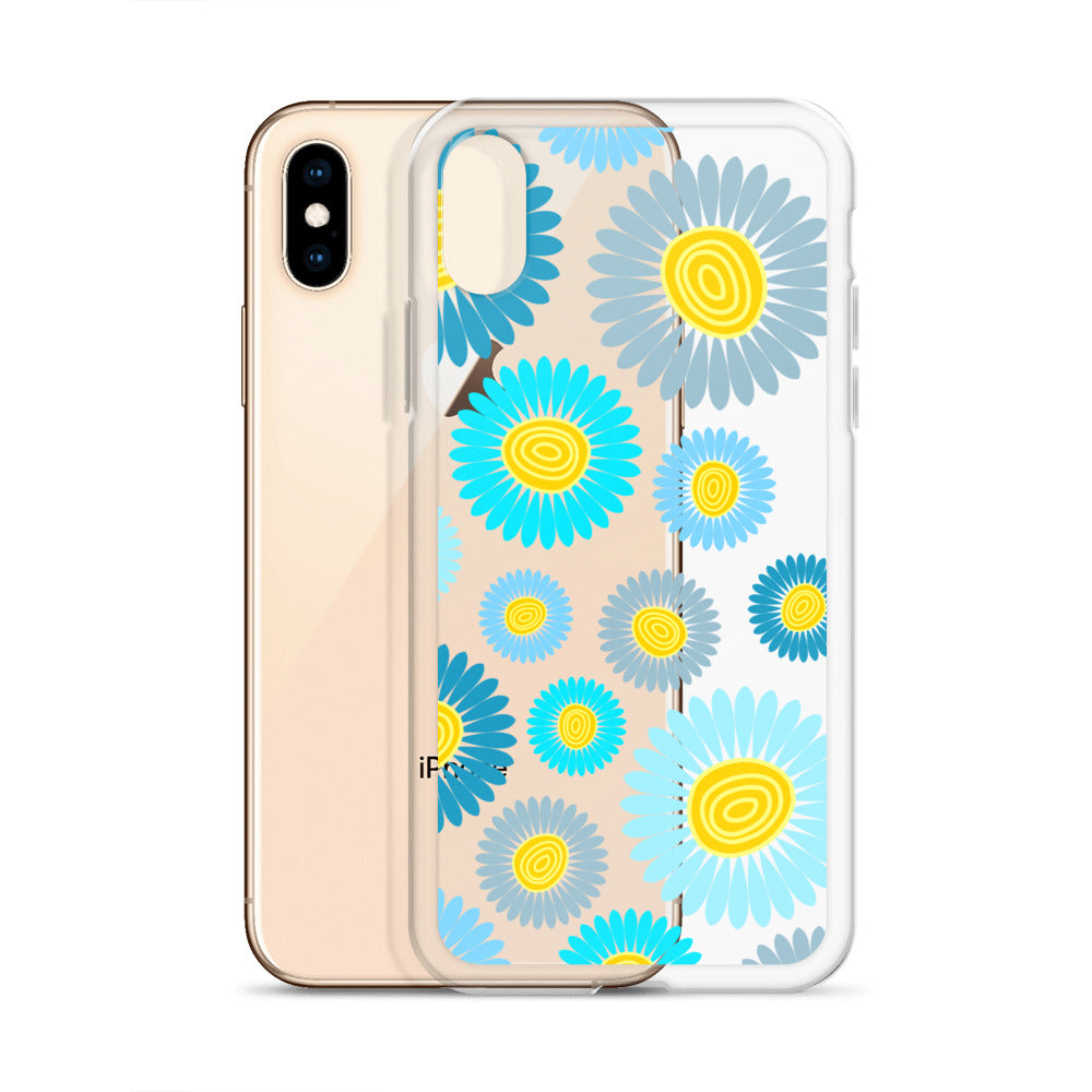 Clear Case for iPhone®- Floral Daisy Design 02