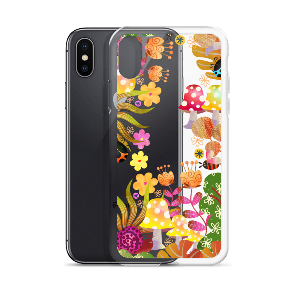 Clear Case for iPhone®- Enchanted Forest Design VI