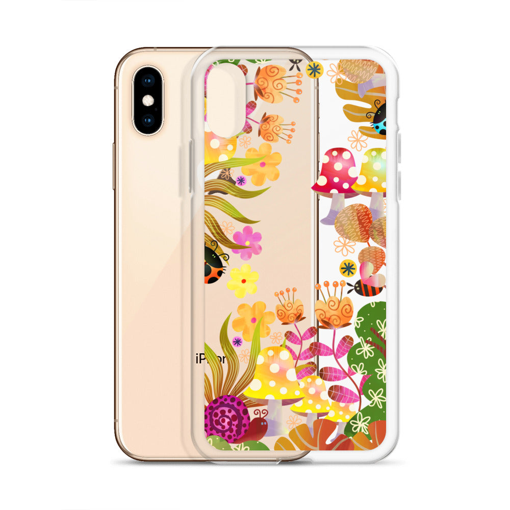 Clear Case for iPhone®- Enchanted Forest Design VI