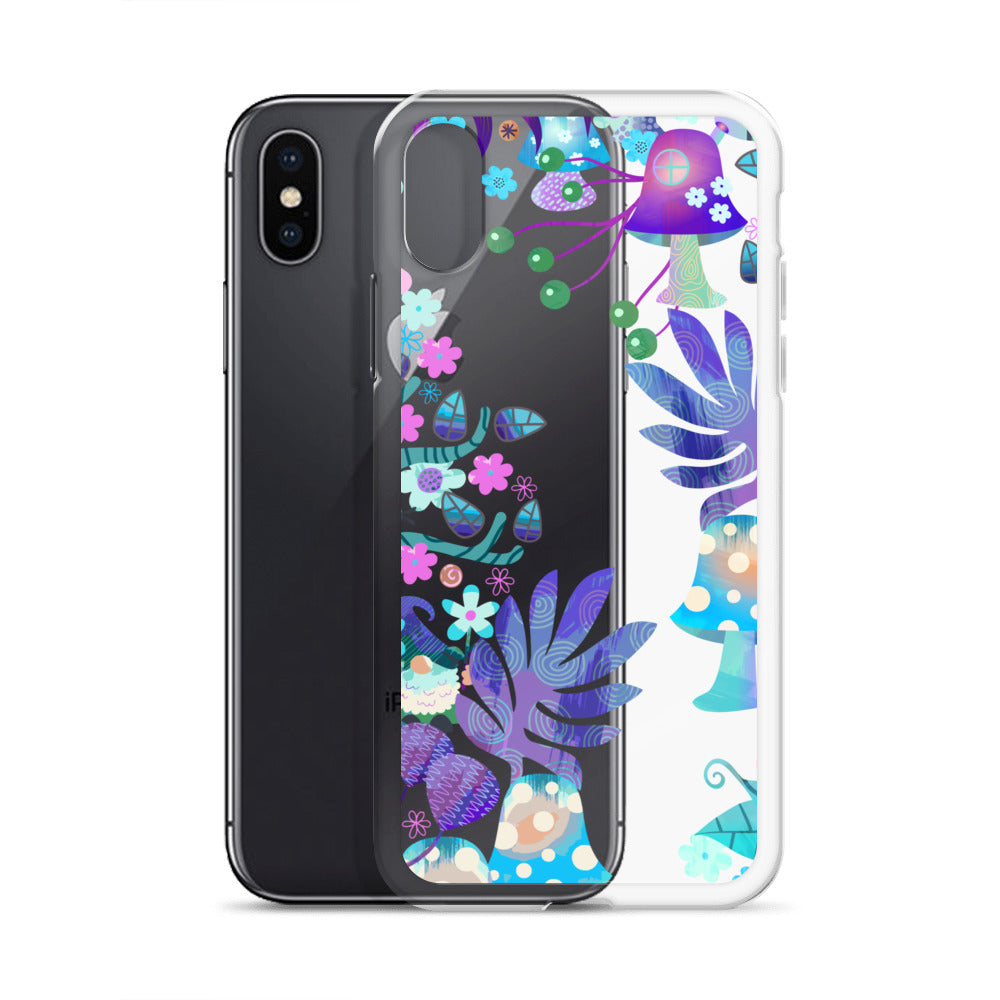 Clear Case for iPhone®- Enchanted Forest Design 04