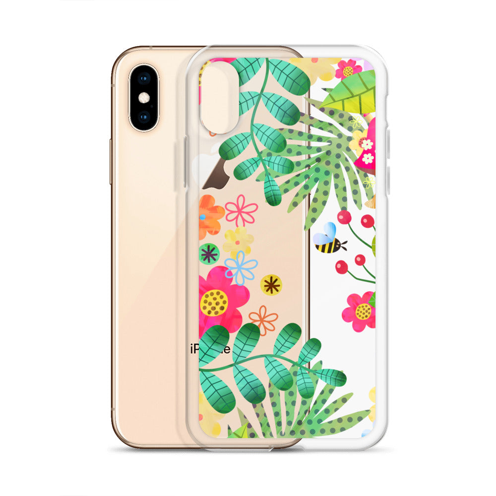 Clear Case for iPhone®- Enchanted Forest Design III