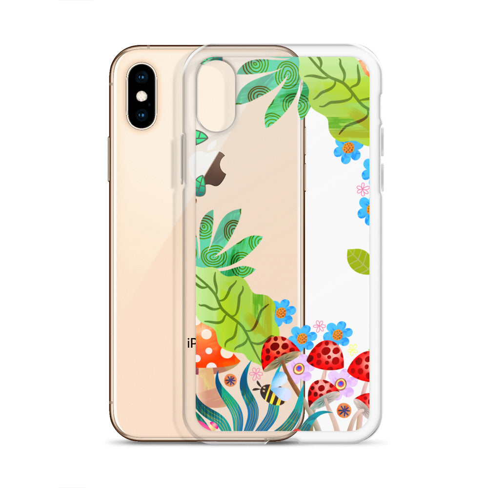 Clear Case for iPhone®- Enchanted Forest Design II