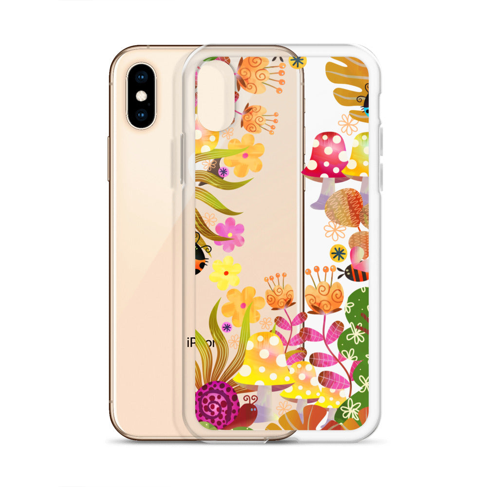 Clear Case for iPhone®- Enchanted Forest Design I