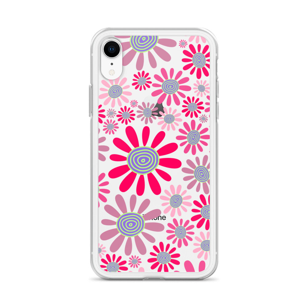 Clear Case for iPhone®- Floral Daisy Design I