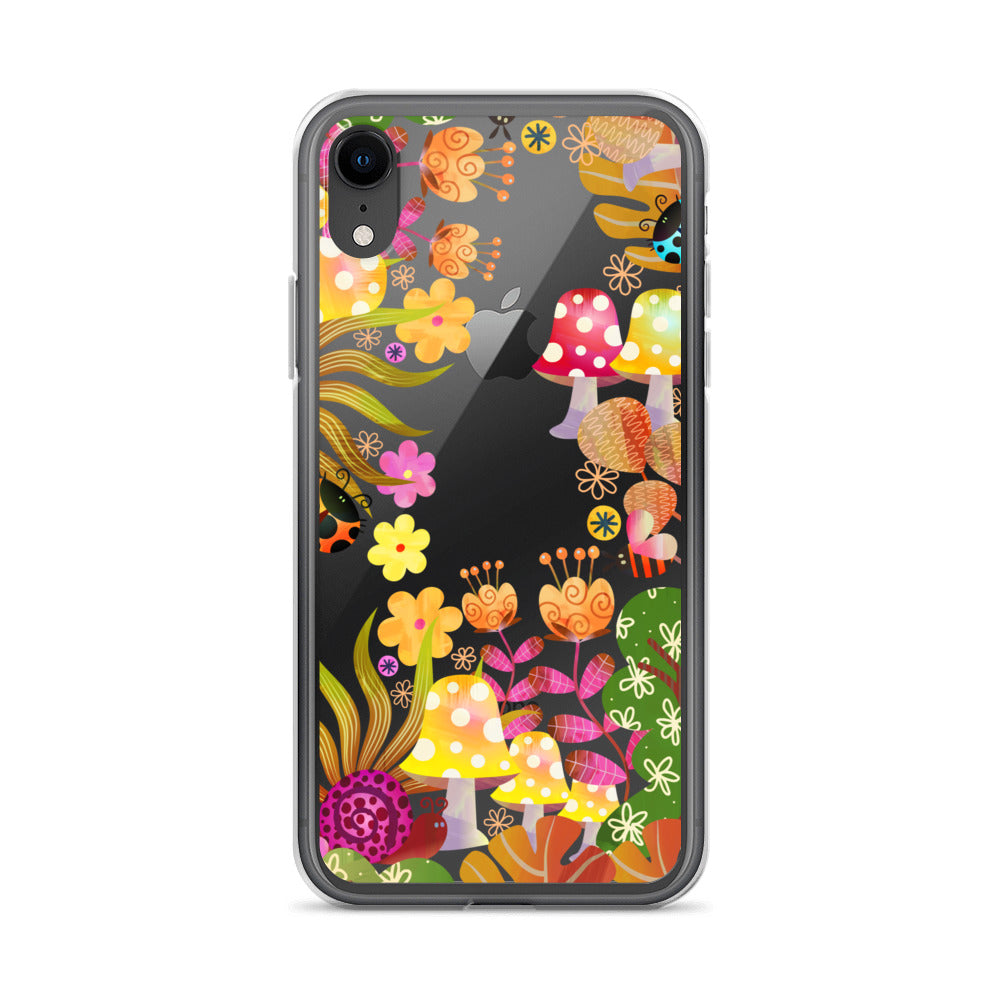 Clear Case for iPhone®- Enchanted Forest Design VI