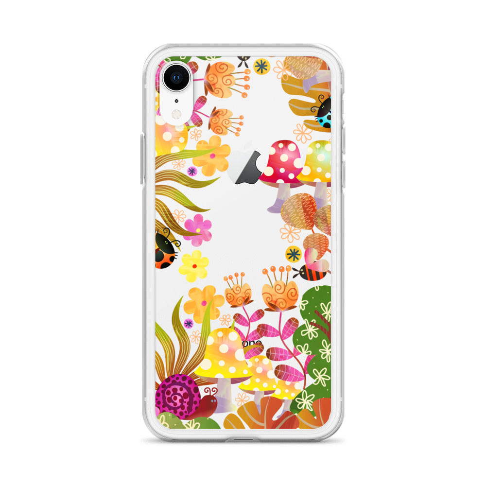 Clear Case for iPhone®- Enchanted Forest Design VI