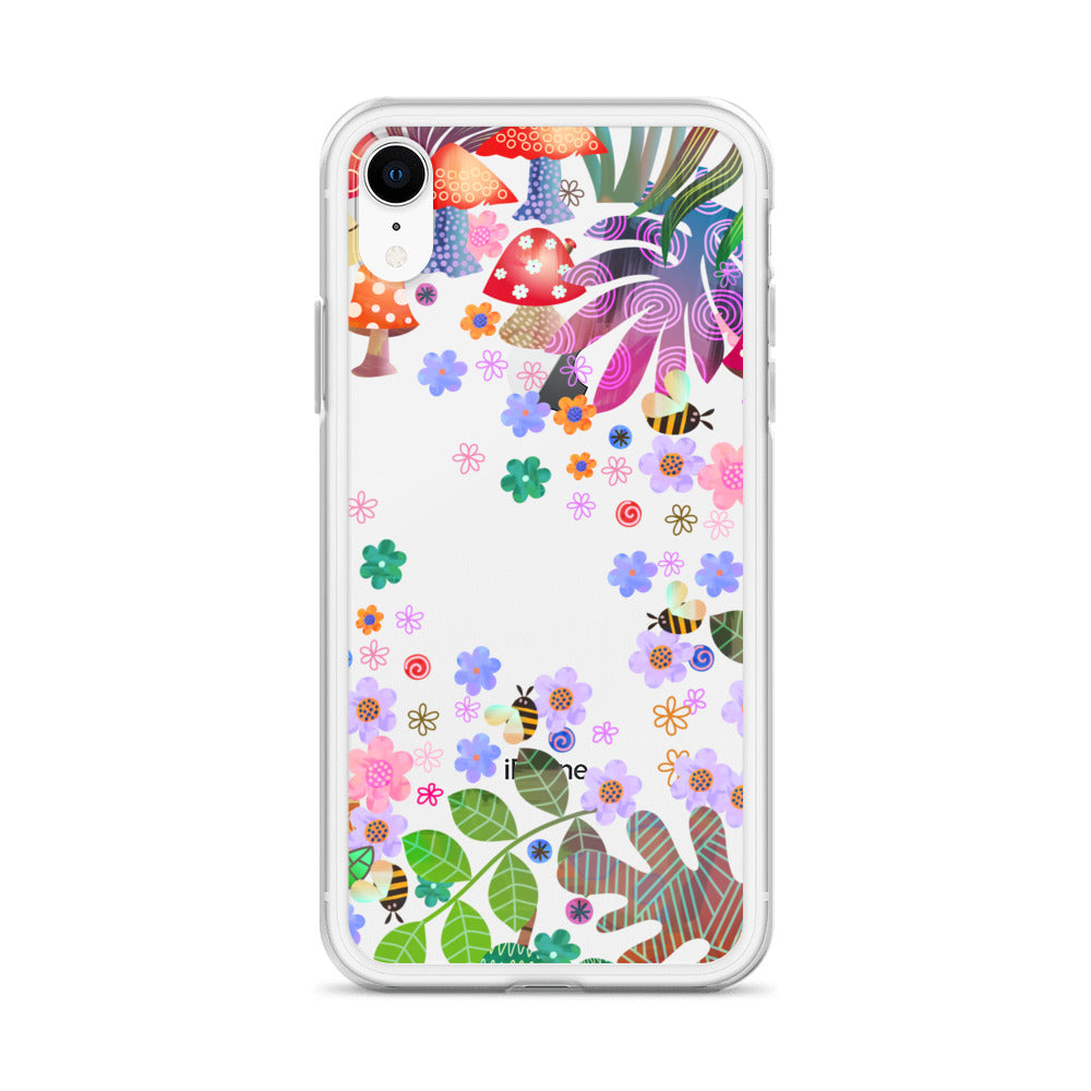 Clear Case for iPhone®- Enchanted Forest Design 05