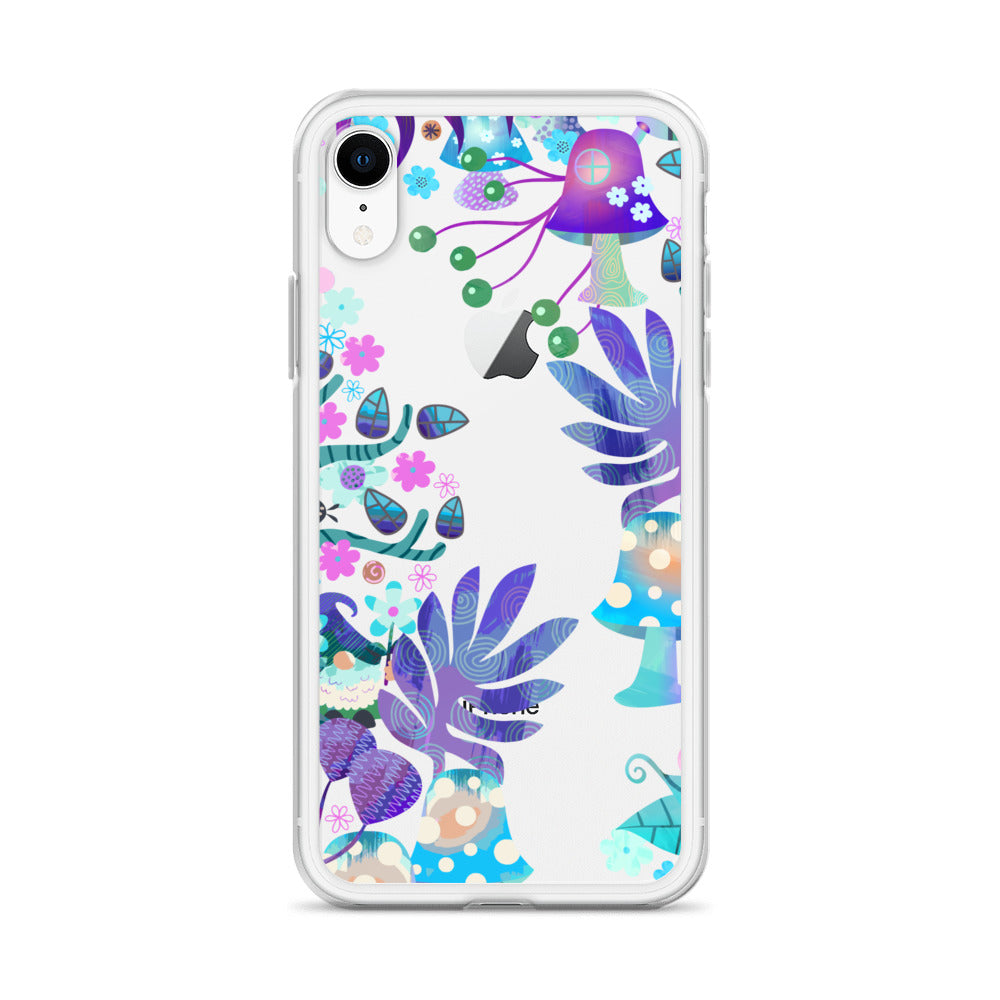 Clear Case for iPhone®- Enchanted Forest Design 04