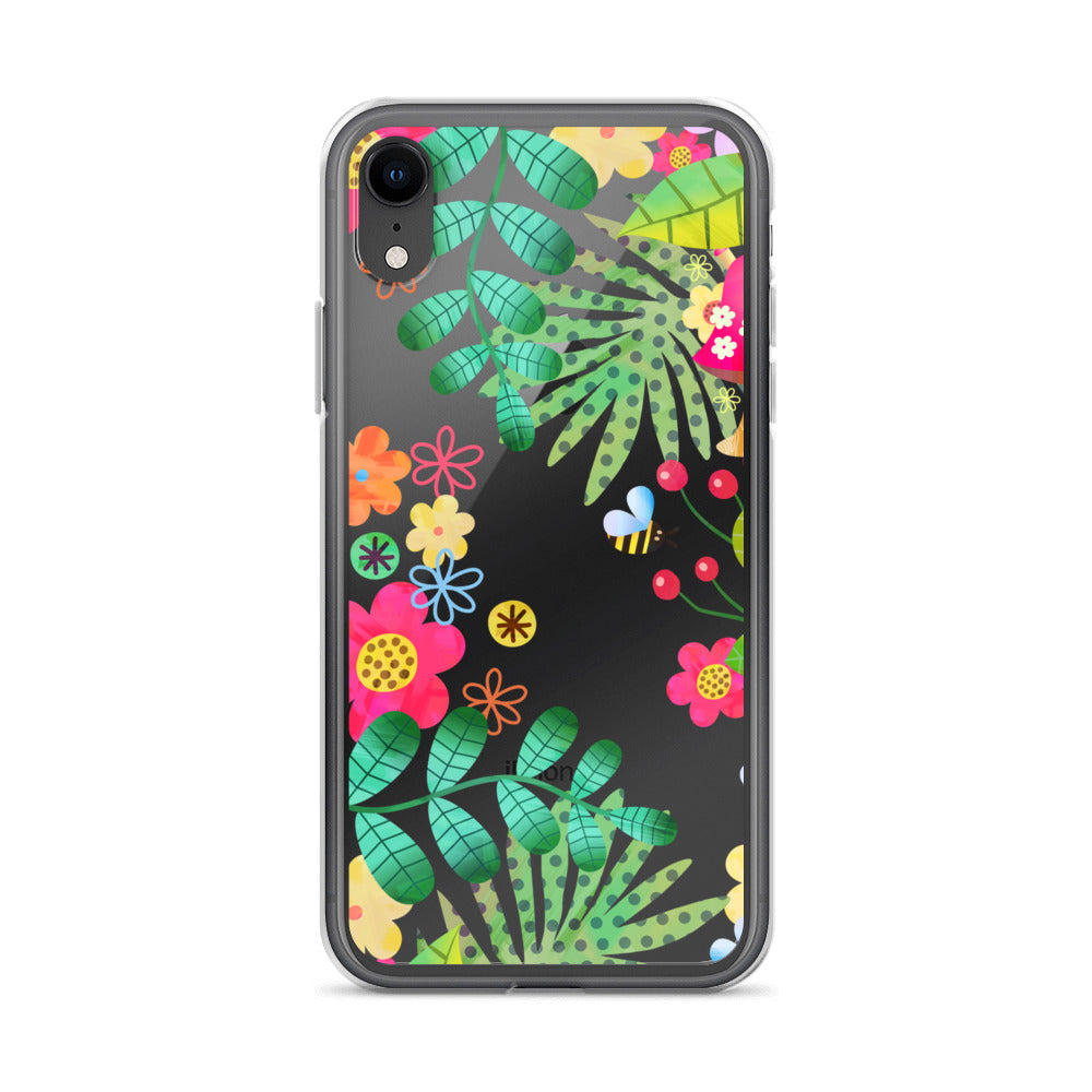 Clear Case for iPhone®- Enchanted Forest Design III