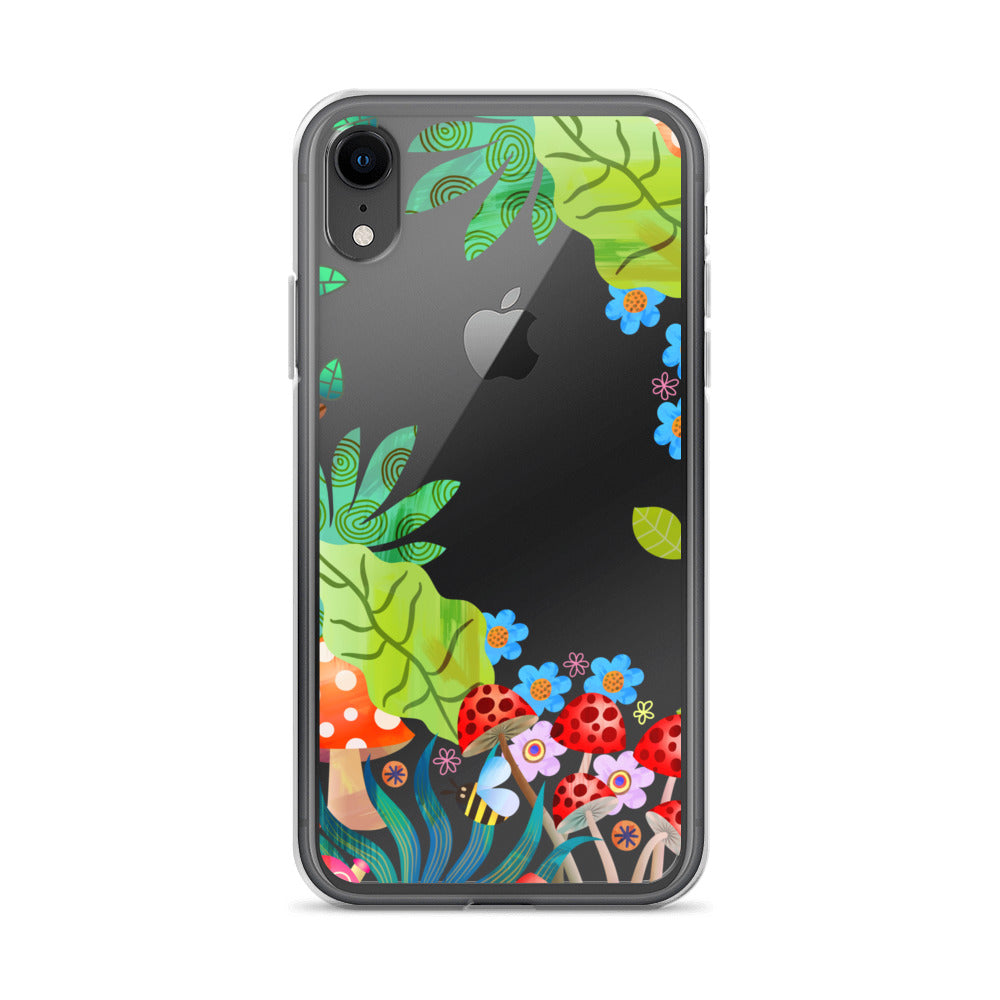 Clear Case for iPhone®- Enchanted Forest Design II