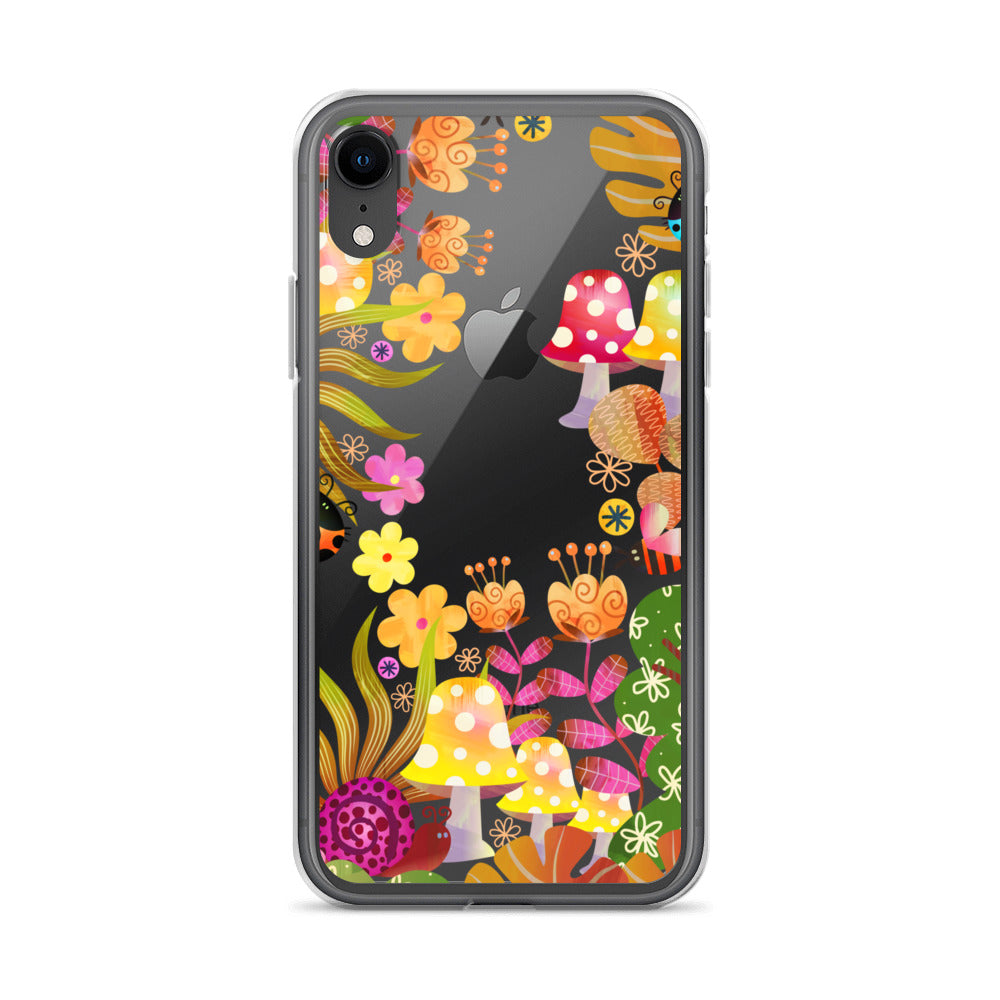 Clear Case for iPhone®- Enchanted Forest Design I