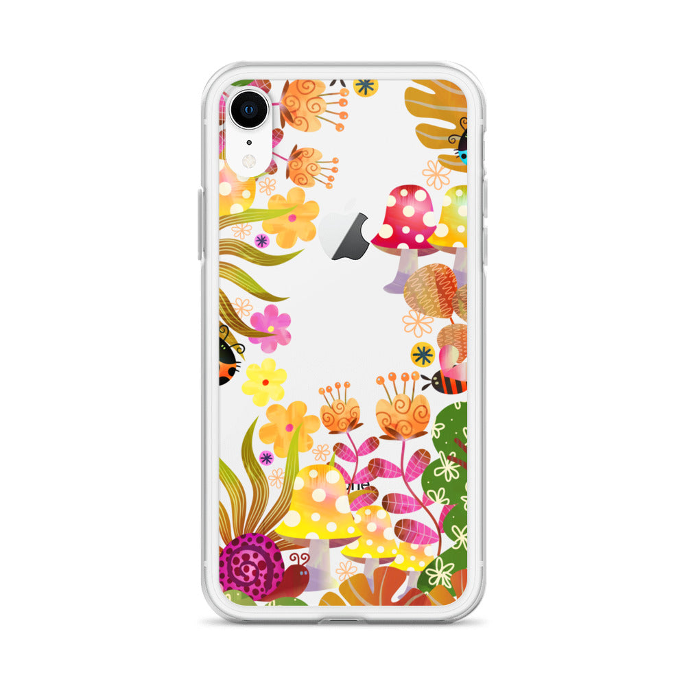 Clear Case for iPhone®- Enchanted Forest Design I