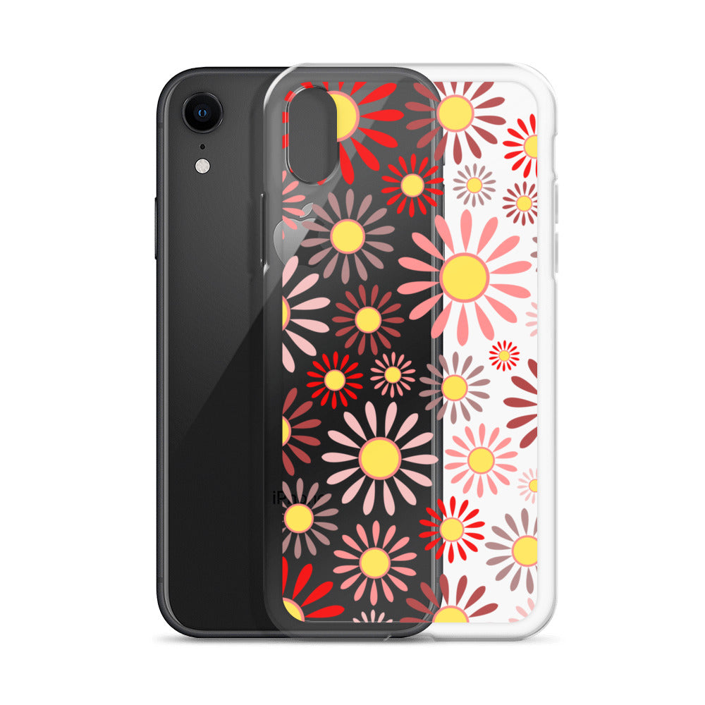 Clear Case for iPhone®- Floral Daisy Design IV