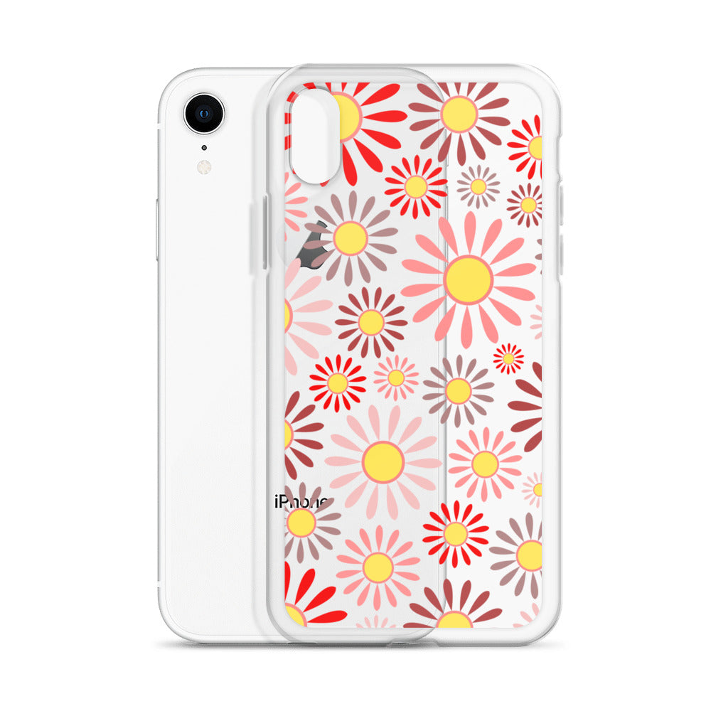 Clear Case for iPhone®- Floral Daisy Design IV