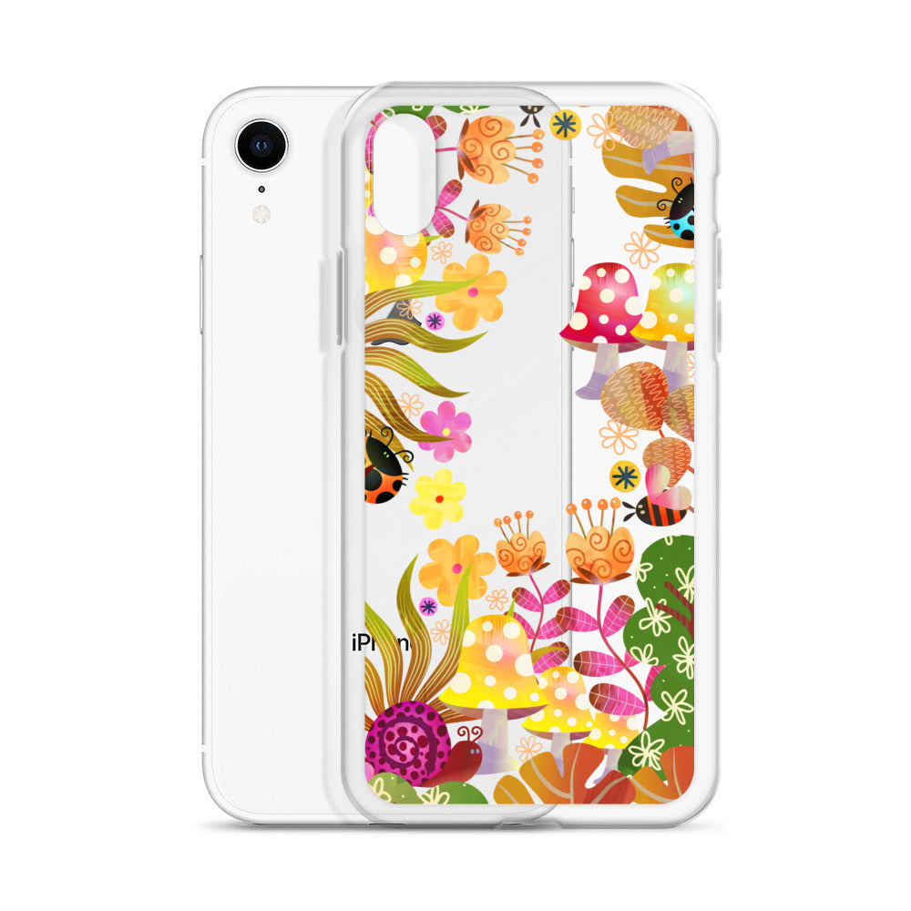 Clear Case for iPhone®- Enchanted Forest Design VI