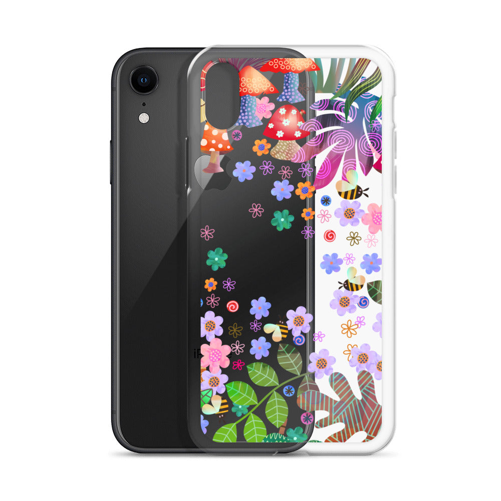 Clear Case for iPhone®- Enchanted Forest Design V