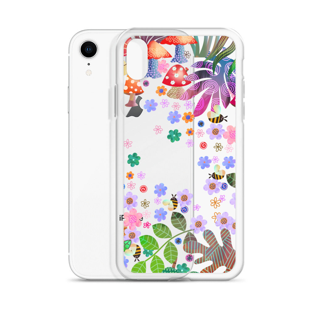 Clear Case for iPhone®- Enchanted Forest Design V