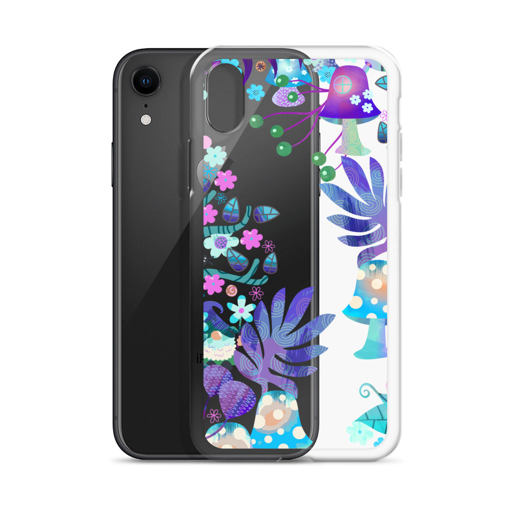 Clear Case for iPhone®- Enchanted Forest Design 04