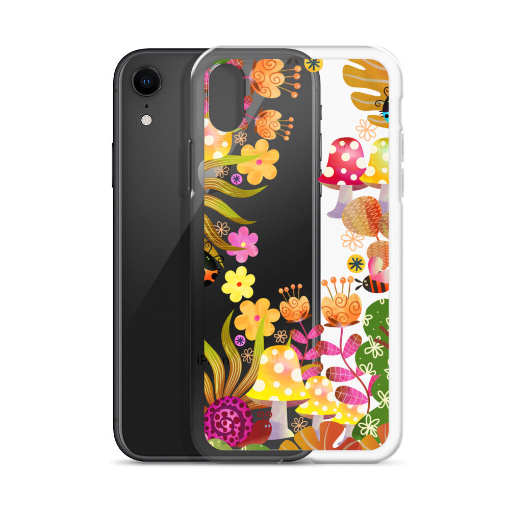 Clear Case for iPhone®- Enchanted Forest Design I