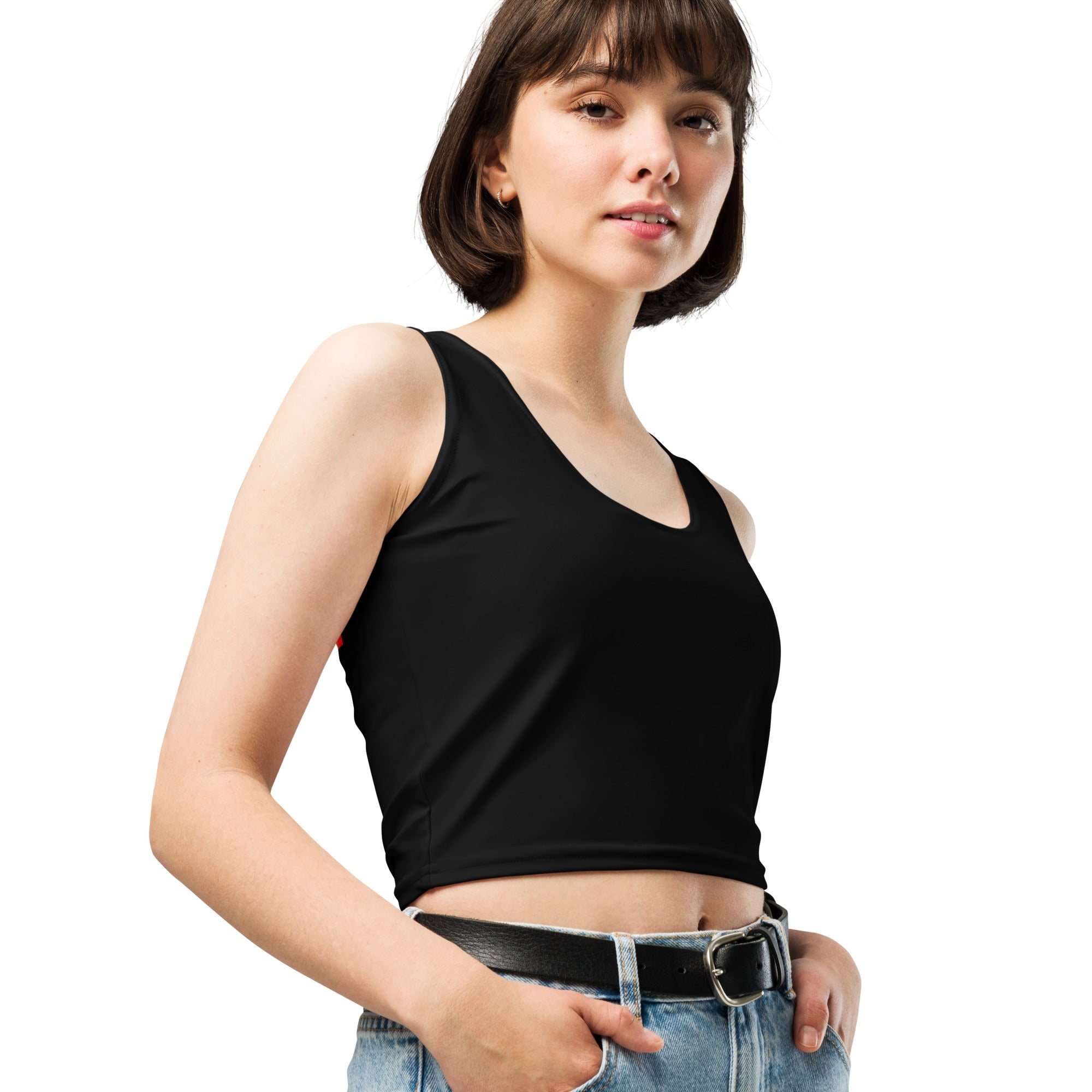 Crop Top - Black - Klip Clop