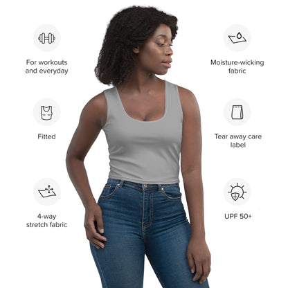 Crop Top - Grey - Klip Clop