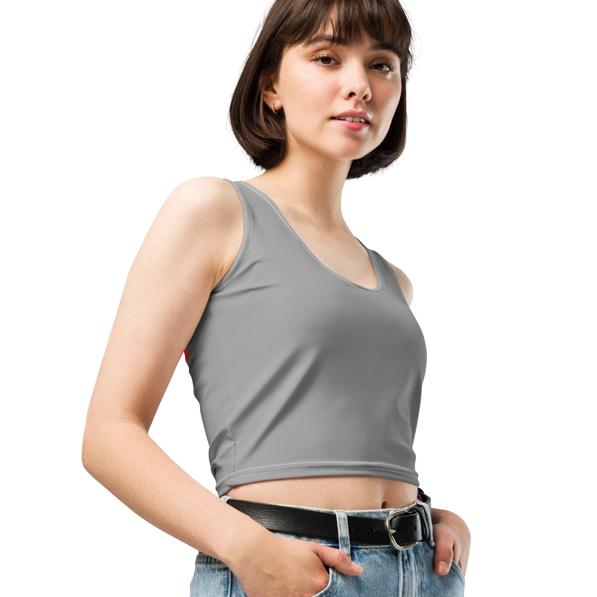 Crop Top - Grey - Klip Clop