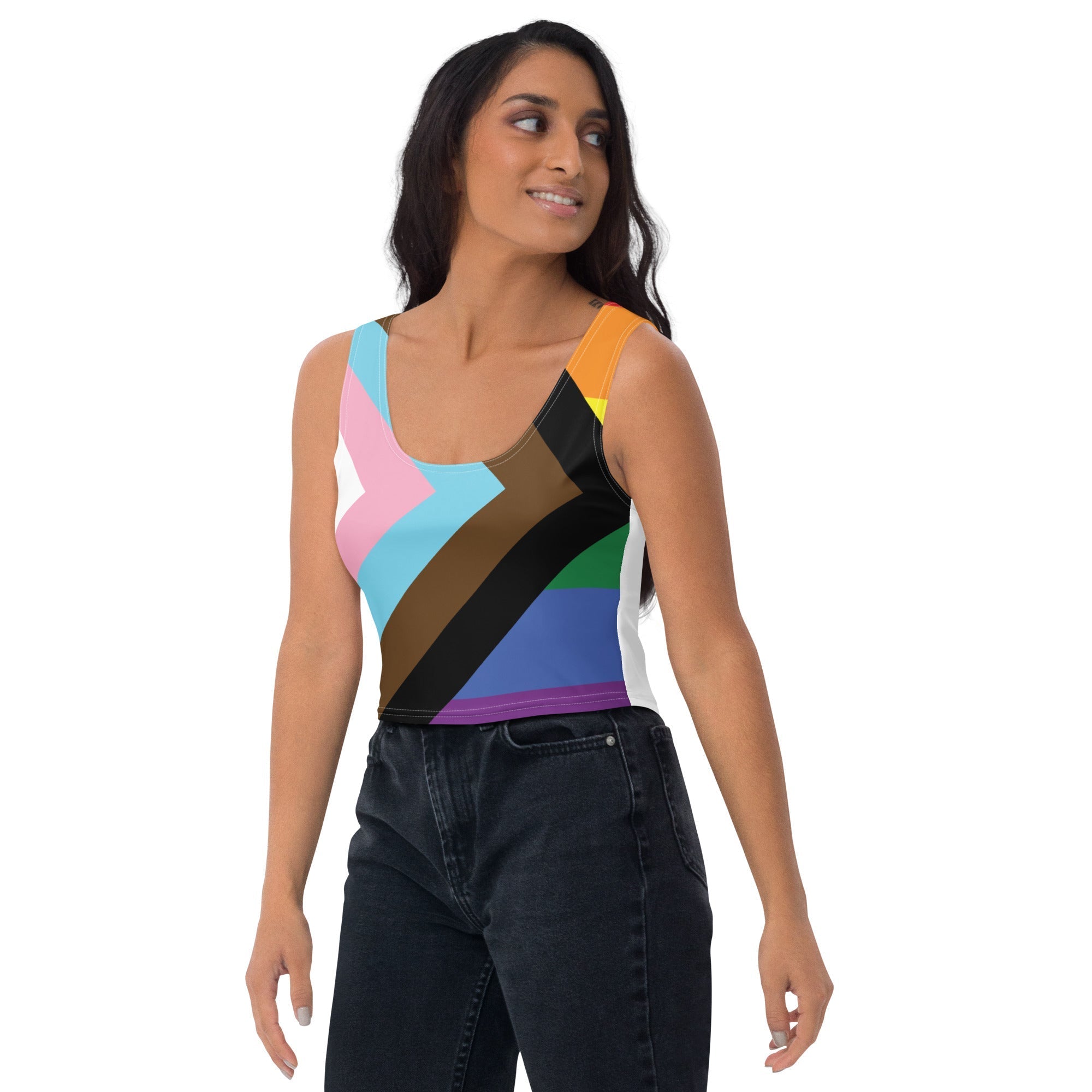 Crop Top - Progress Pride - Klip Clop